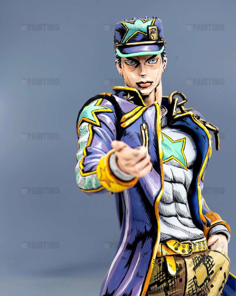 27CM JoJo's Bizarre Adventure Jotaro Kujo Figure Repaint