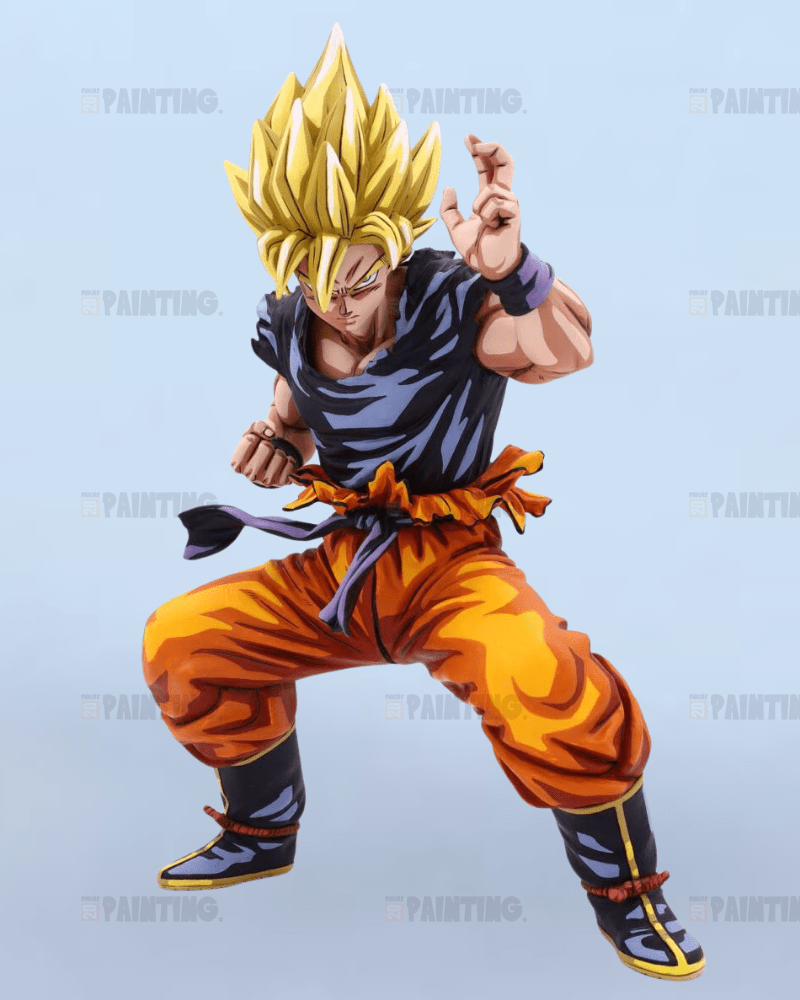 20CM Super Saiyan Son Goku Figure Repaint