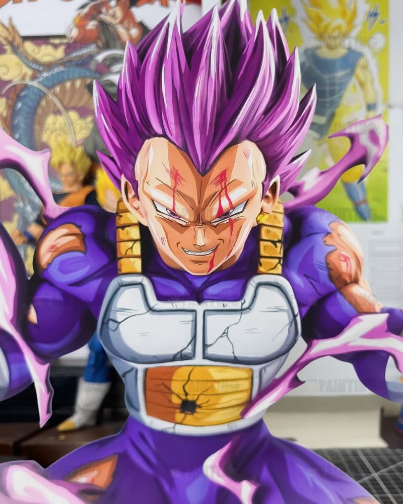 Manga Colour Vegeta Ultra Ego Figure Repaint