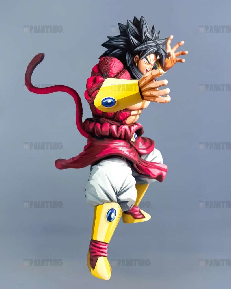 25CM Dragon Ball Broly Super Saiyan 4 Figure Repaint