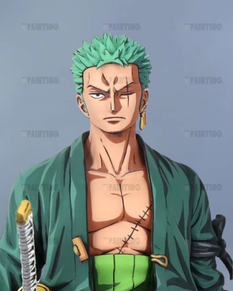 30CM One Piece Premium Roronoa Zoro Figure Repaint