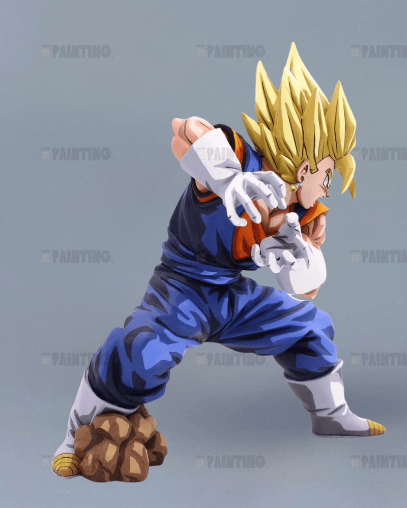 20CM Dragon Ball Vegito Kamehameha Attack Figure Repaint