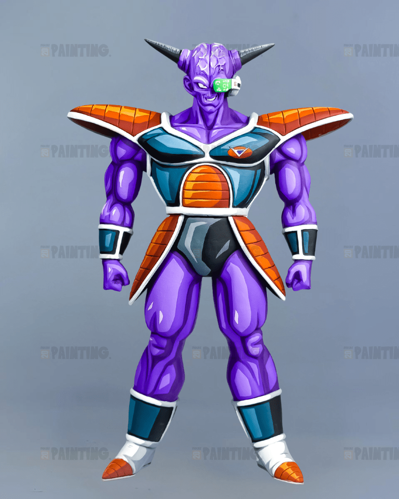 28CM Dragon Ball Z Ginyu Force Captain Ginyu Figure Repaint
