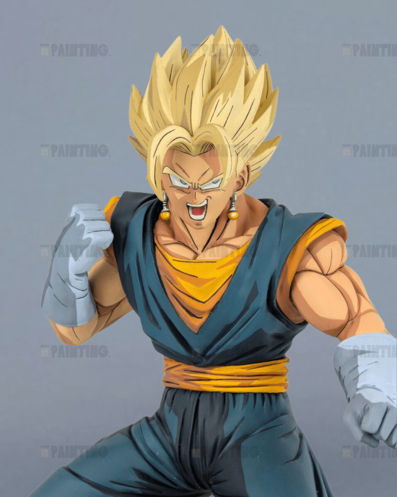 32CM Dragon Ball Super Saiyan Vegetto Figure Repaint