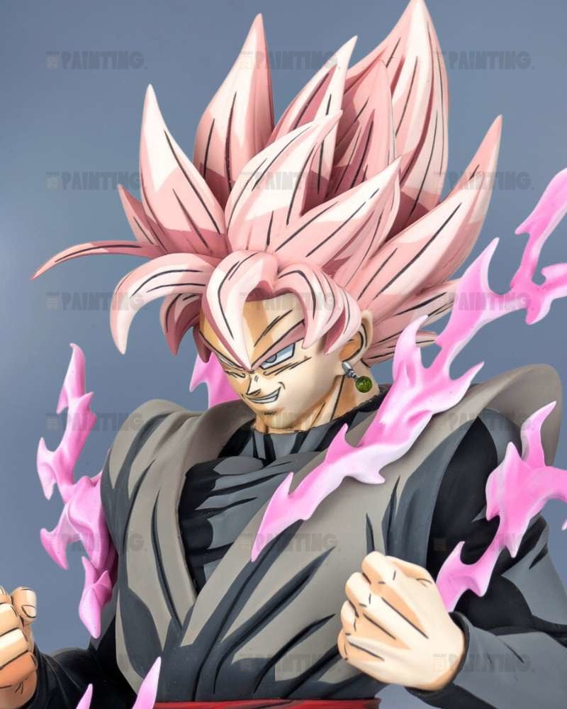 32CM Dragon Ball Super Rose Goku 2D Comic Colour Repaint