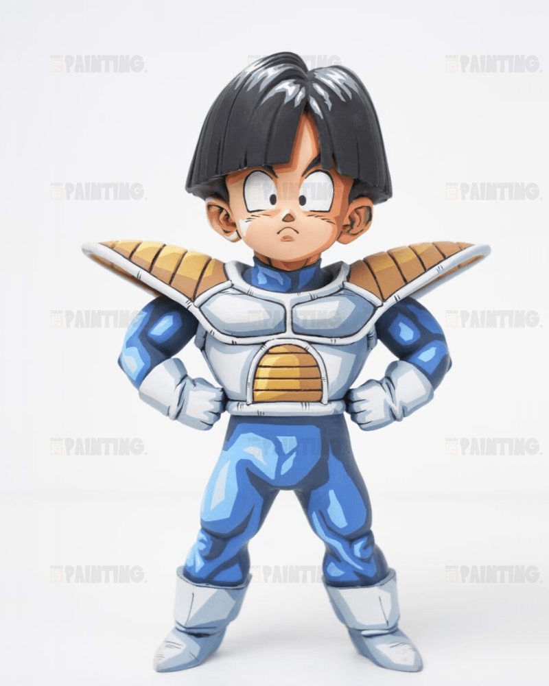 Dragon Ball Krillin & Son Gohan Figure Repaint