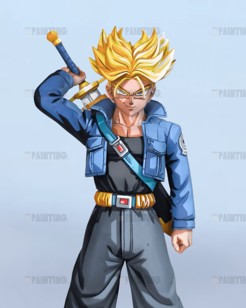 23CM Dragon Ball Z Future Trunks Figure Repaint