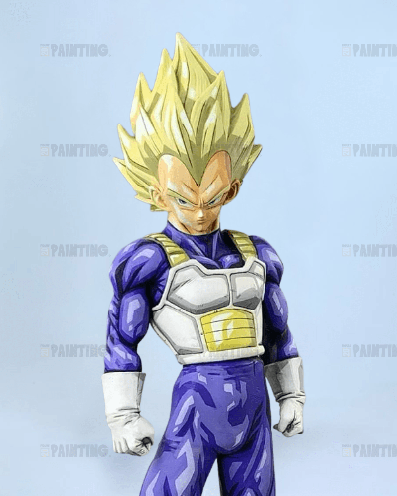 30CM Dragon Ball Z SSJ2 Vegeta Figure Repaint