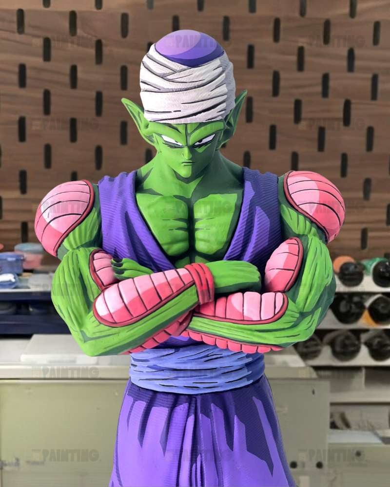 32CM Dragon Ball Z Piccolo Figure Repaint 2D Anime Colour