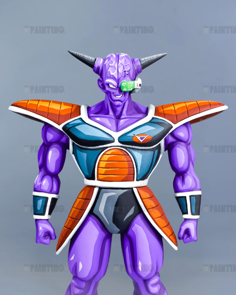 28CM Dragon Ball Z Ginyu Force Captain Ginyu Figure Repaint