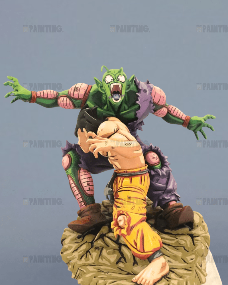 15CM Dragon Ball Son Goku vs Piccolo Figure Anime Repaint