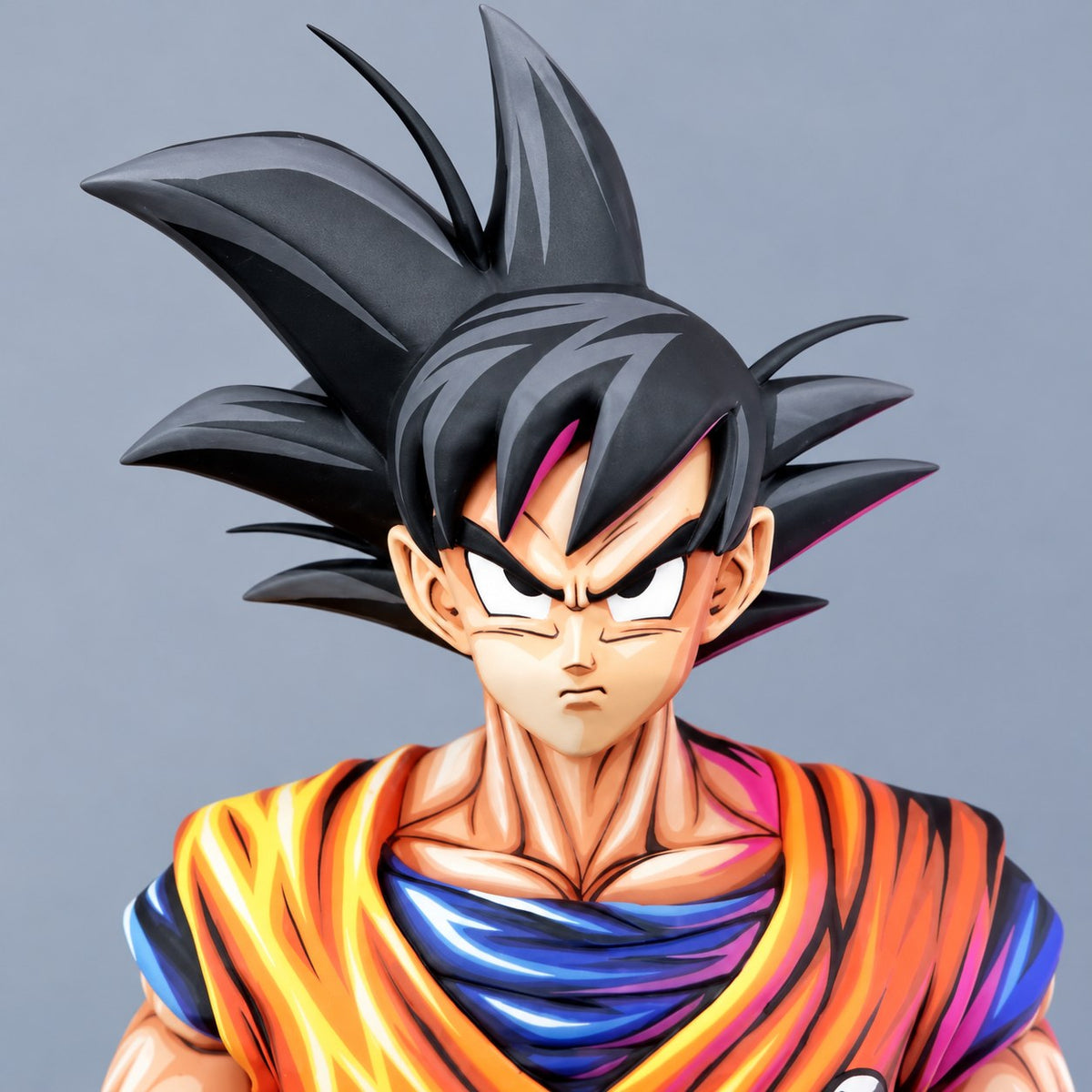 Dragon Ball Son Goku 2D Colour Figure Repaint — head detail