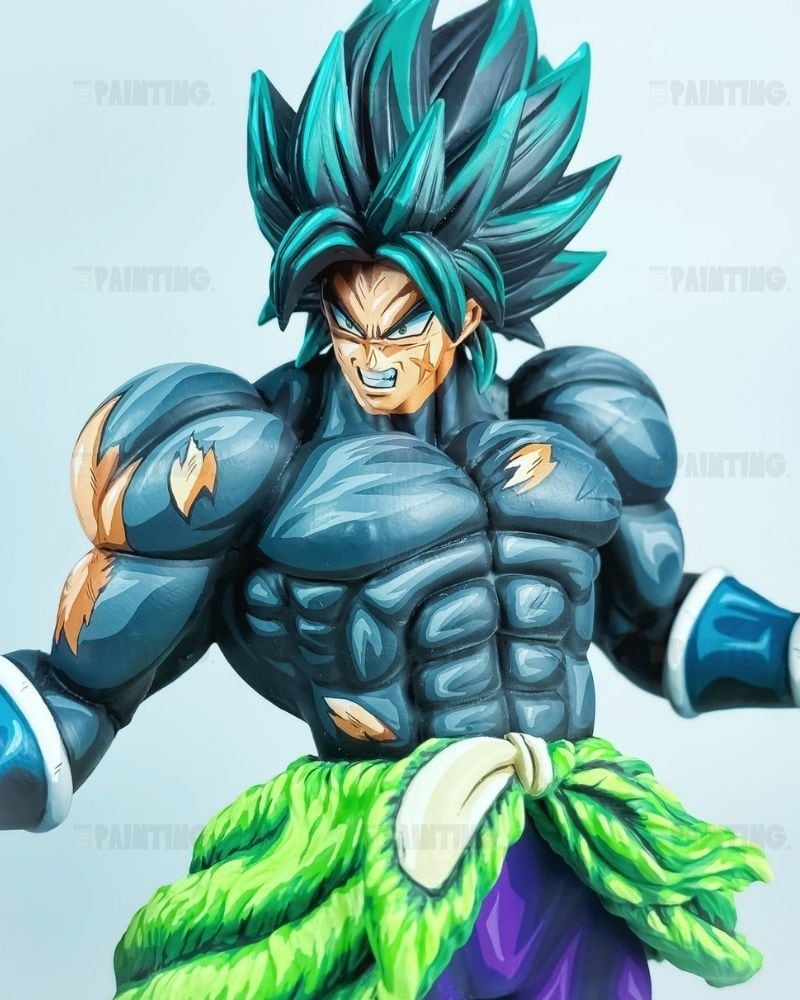 30CM Dragon Ball Z Broly Super Hero Figure Repaint