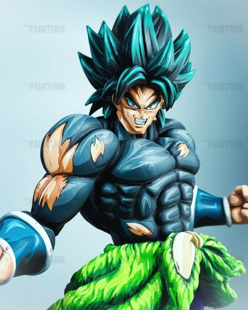 30CM Dragon Ball Z Broly Super Hero Figure Repaint