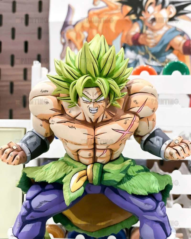 15CM Dragon Ball Broly 2D Anime Colour Figure Repaint