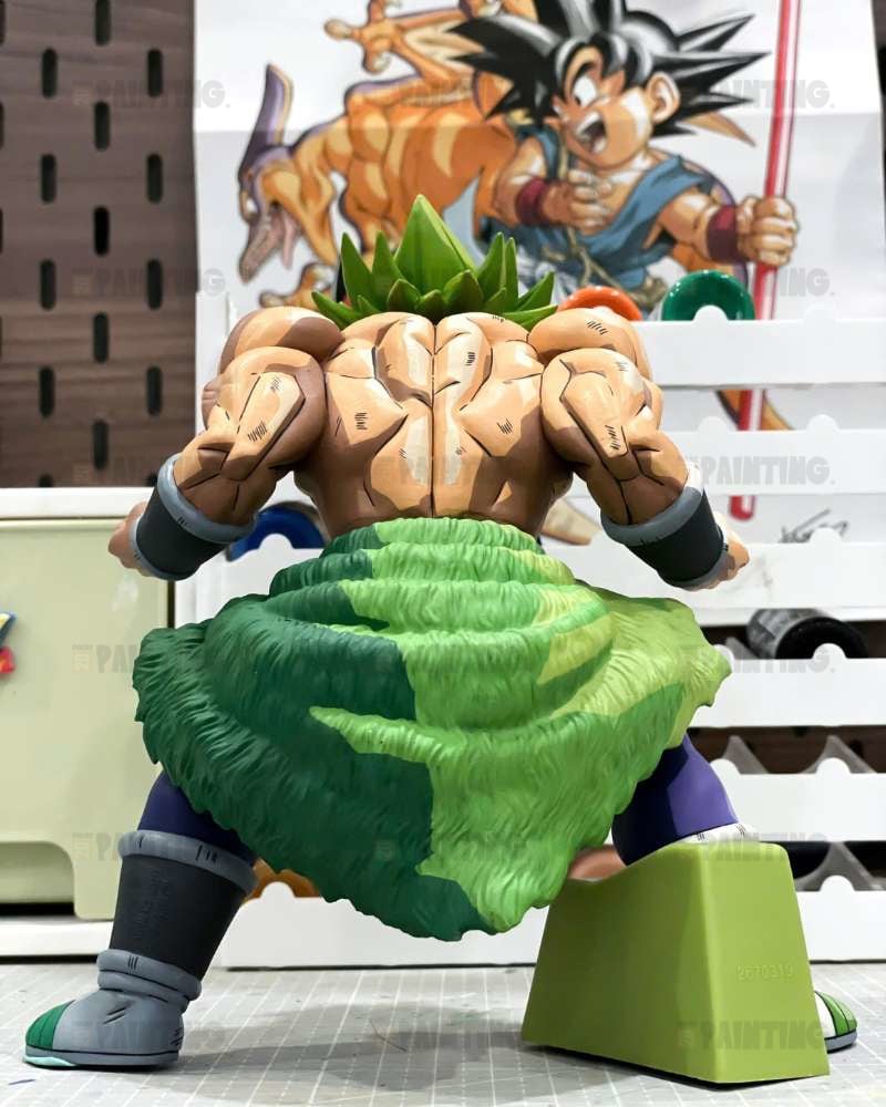 15CM Dragon Ball Broly 2D Anime Colour Figure Repaint