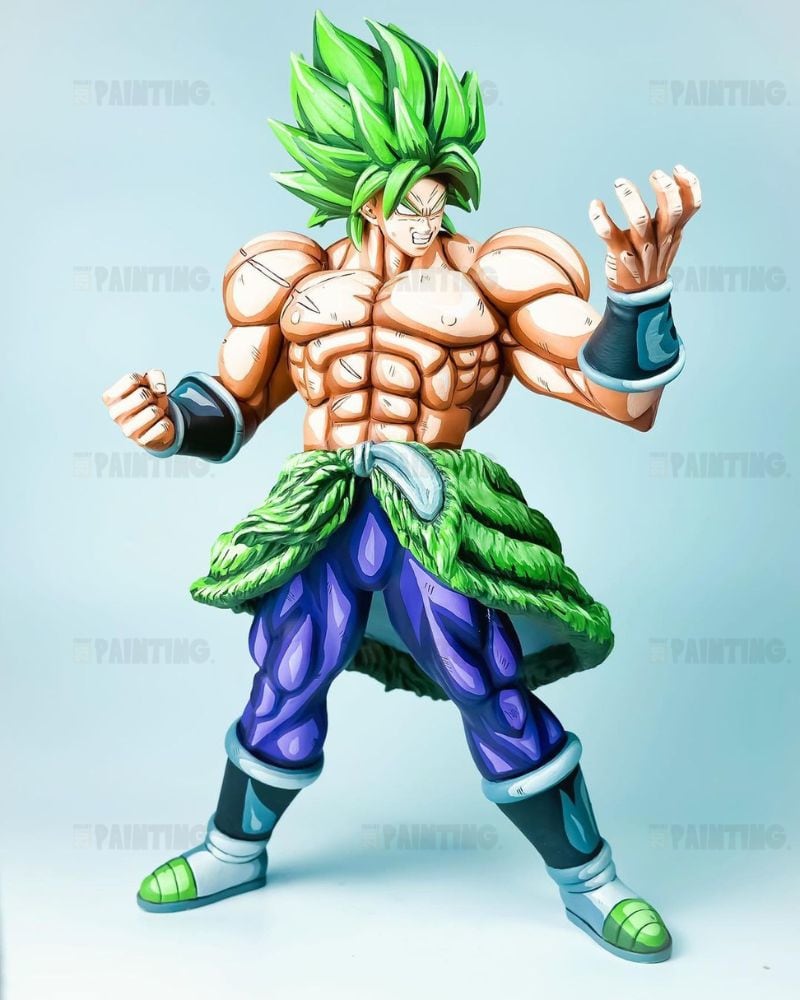 31CM Dragon Ball Z Broly Full Power Figure Repaint