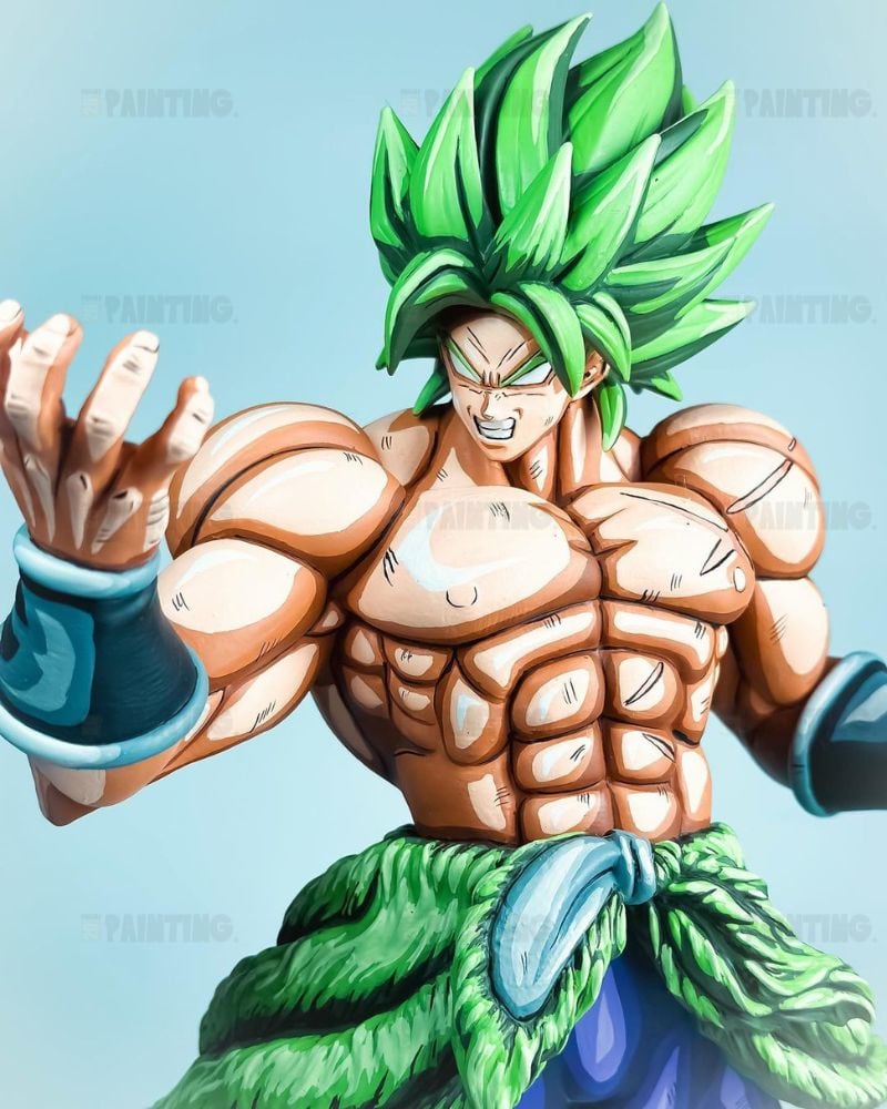 31CM Dragon Ball Z Broly Full Power Figure Repaint