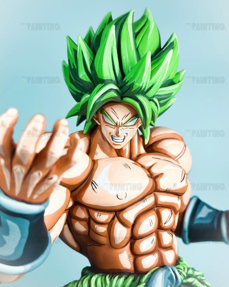 31CM Dragon Ball Z Broly Full Power Figure Repaint