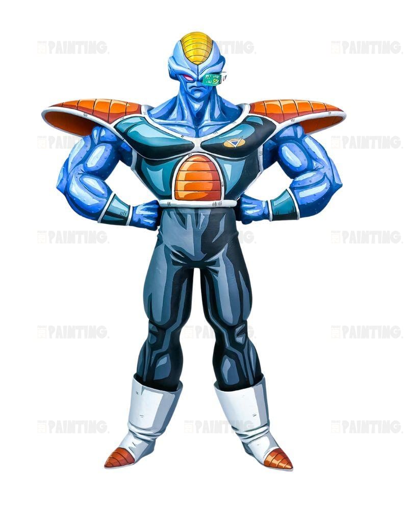 28CM Dragon Ball Z Ginyu Force Burter Figure Repaint - 2D Figure Painting