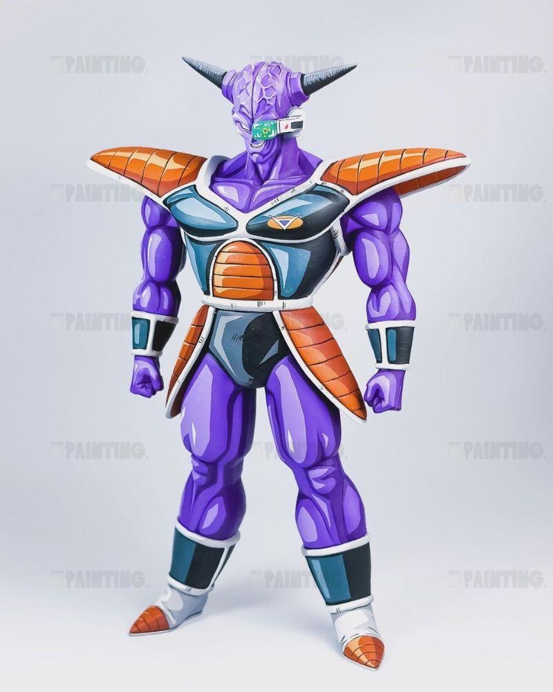 28CM Dragon Ball Z Ginyu Force Captain Ginyu Figure Repaint - 2D Figure Painting