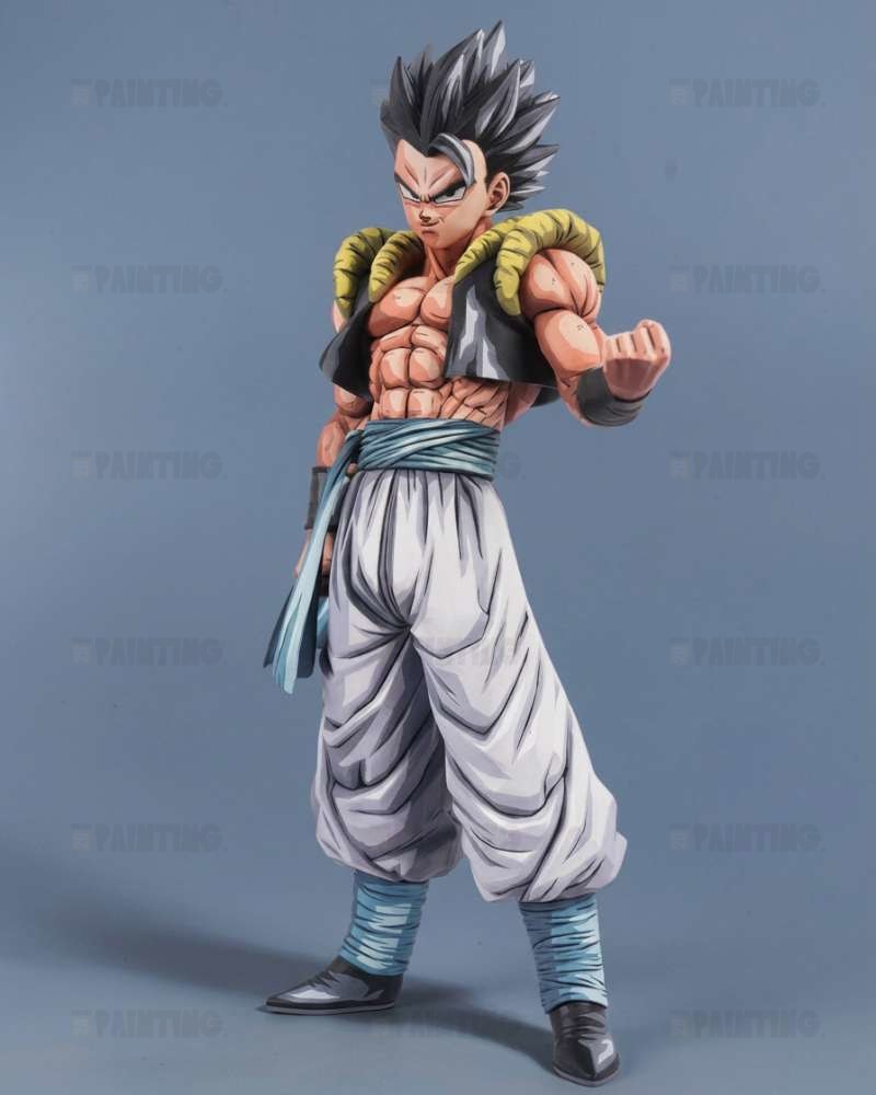 Dragon Ball Super Saiyan Gogeta 2D Anime Figure Repaint