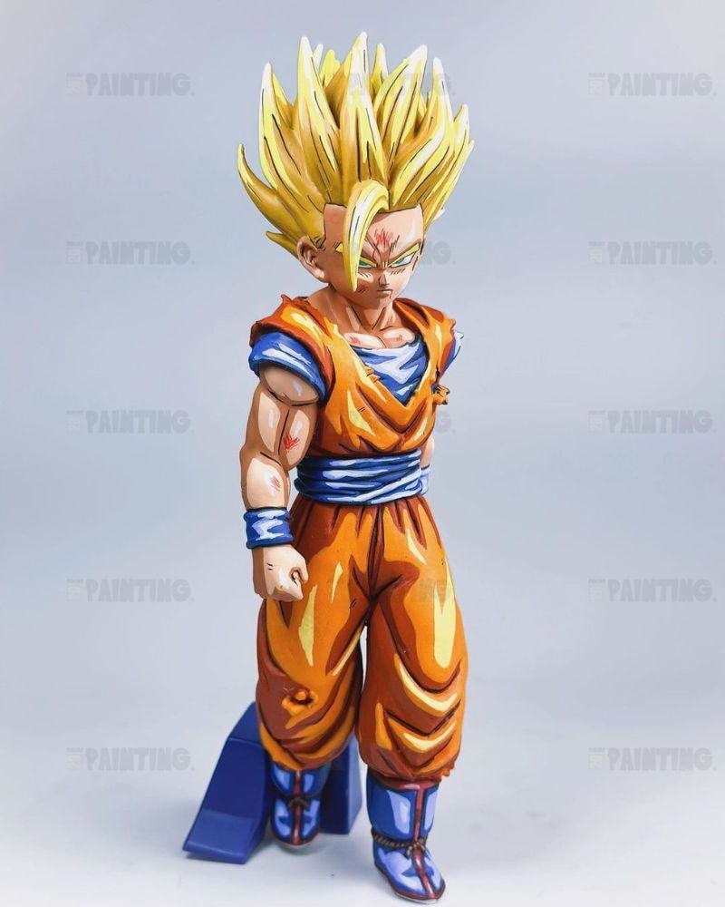 19CM Dragon Ball Z Gohan SSJ2 Figure Repaint - 2D Figure Painting
