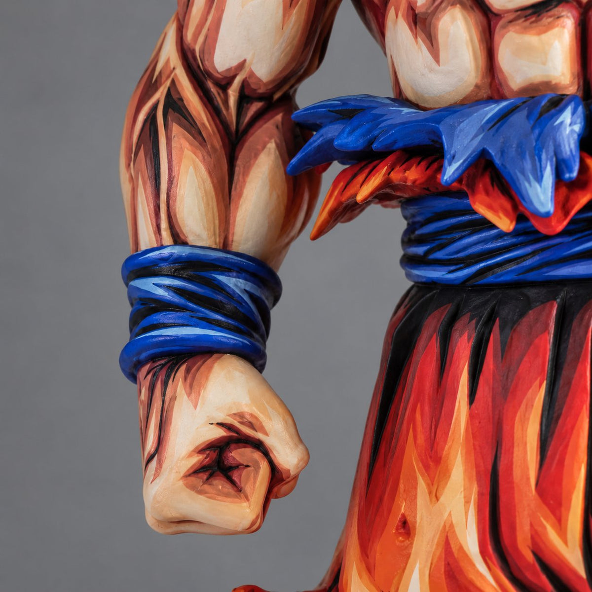 2D Anime Colour Dragon Ball Goku UI Figure Repaint — arm detail