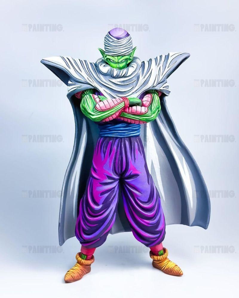 32CM Dragon Ball Z Piccolo Figure Repaint - 2D Figure Painting