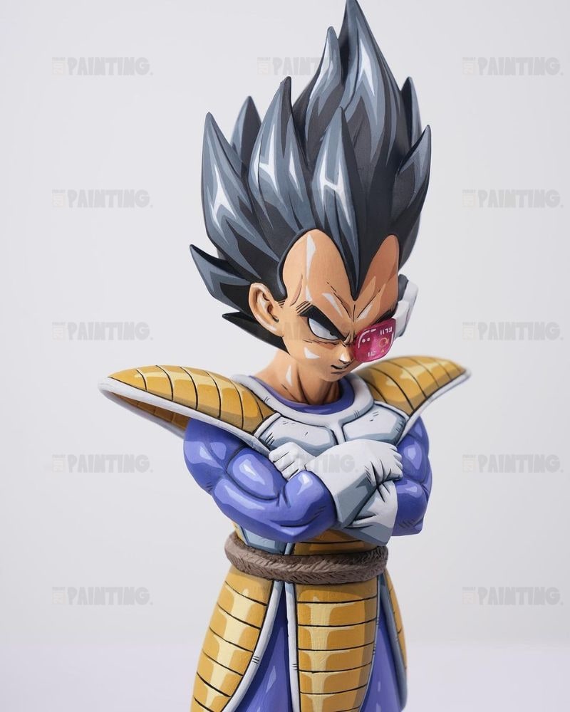 26CM Dragon Ball Z Prince Vegeta Figure Repaint