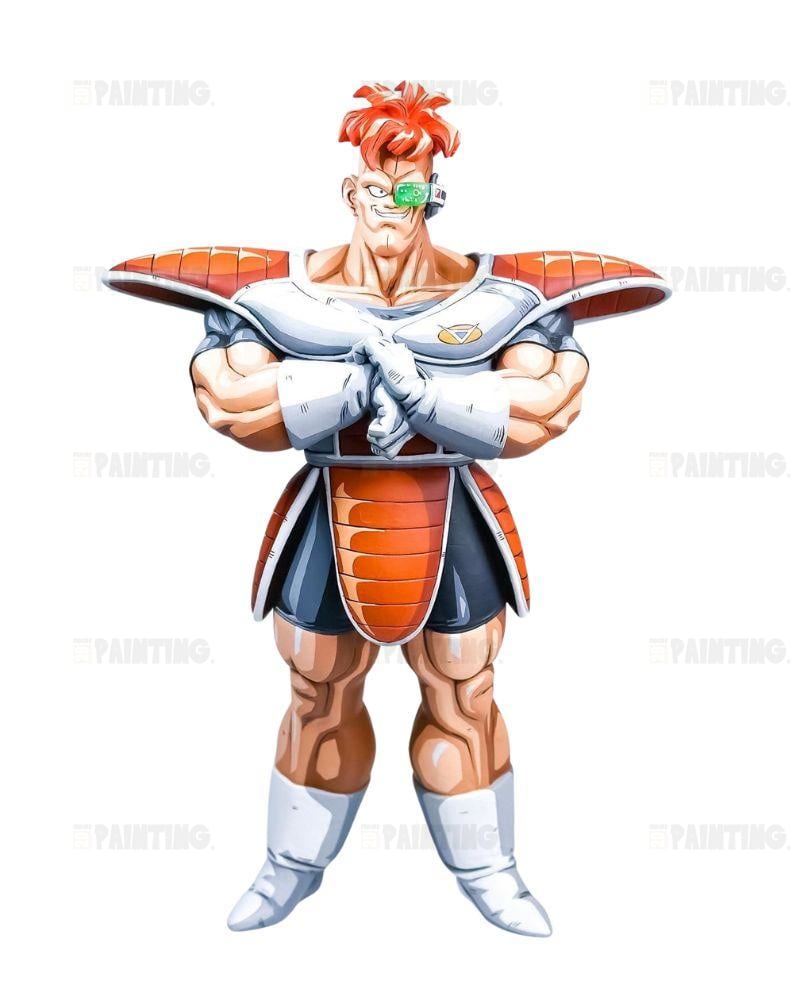 26CM Dragon Ball Z Ginyu Force Recoome Figure Repaint - 2D Figure Painting