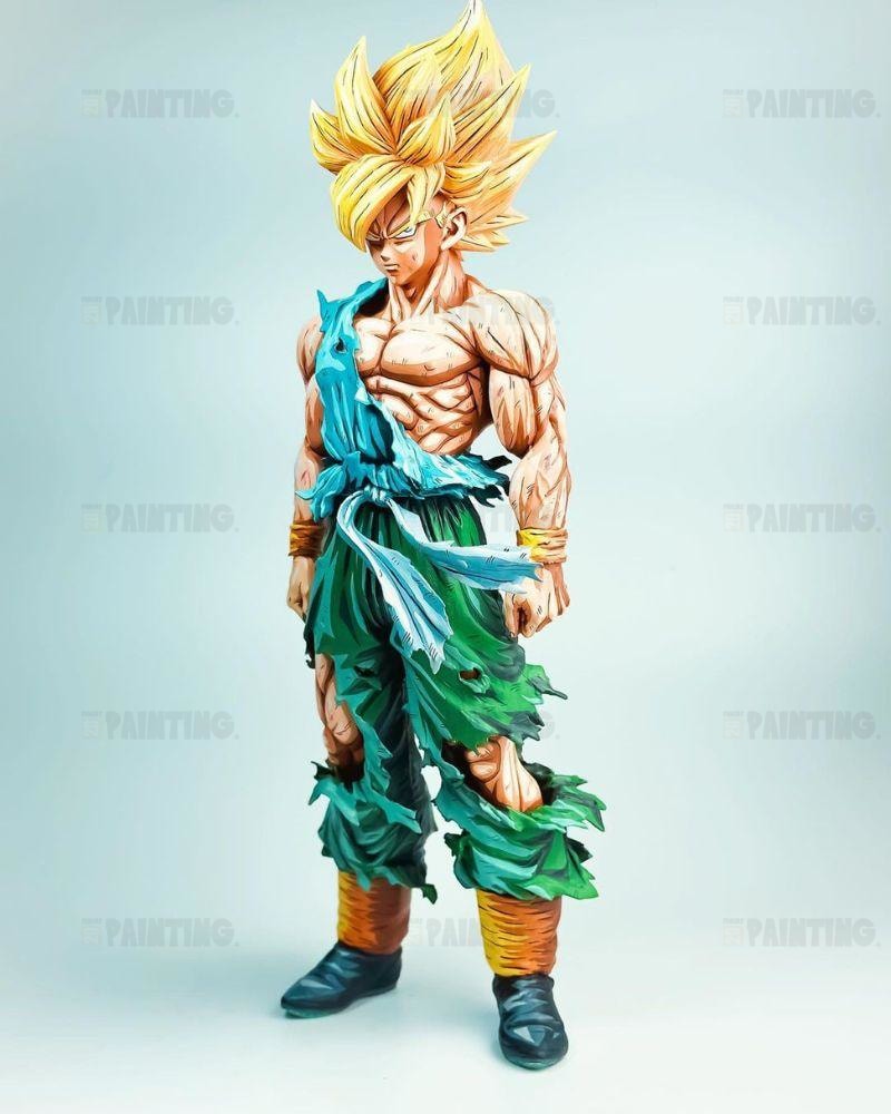 30CM Dragon Ball Z Son Goku Namek Repaint - 2D Figure Painting