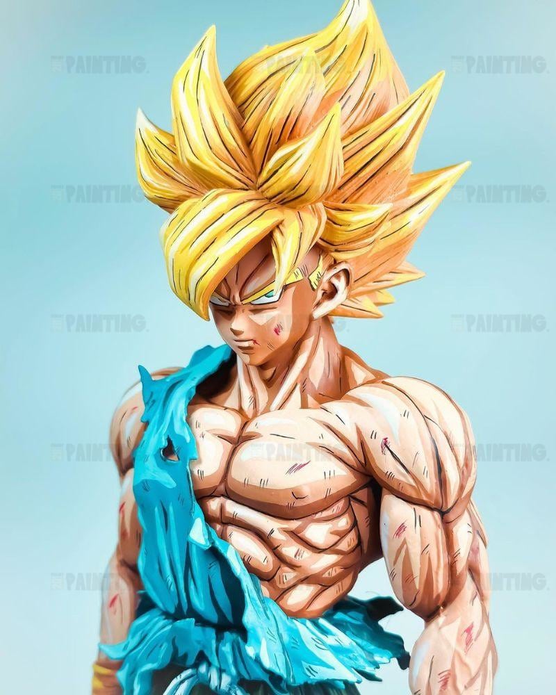 30CM Dragon Ball Z Son Goku Namek Repaint - 2D Figure Painting