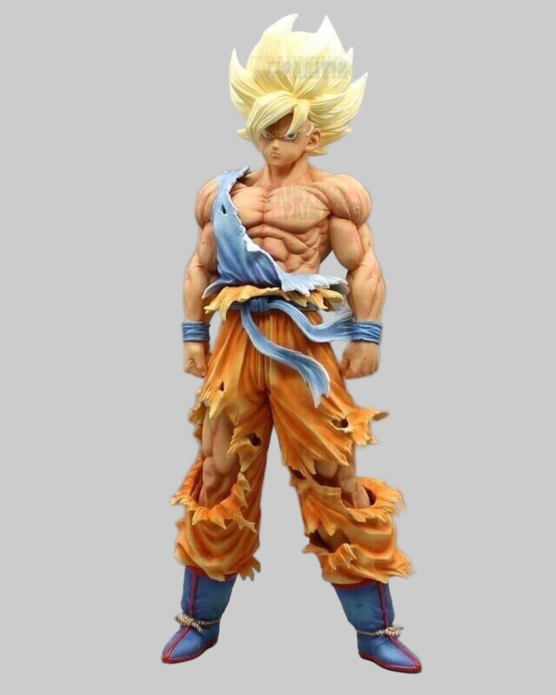 30CM Dragon Ball Z Son Goku SSJ Repaint - 2D Figure Painting