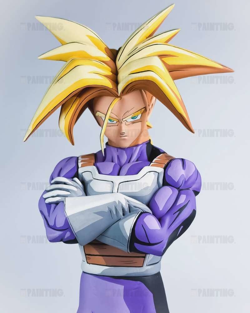Comic Colour Dragon Ball Z Future Trunks SSJ Figure Repaint