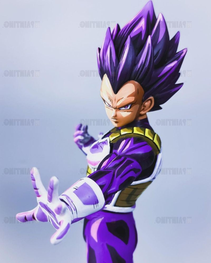 27CM Dragon Ball Z Vegeta Ultra Ego Figure Repaint - 2D Figure Painting