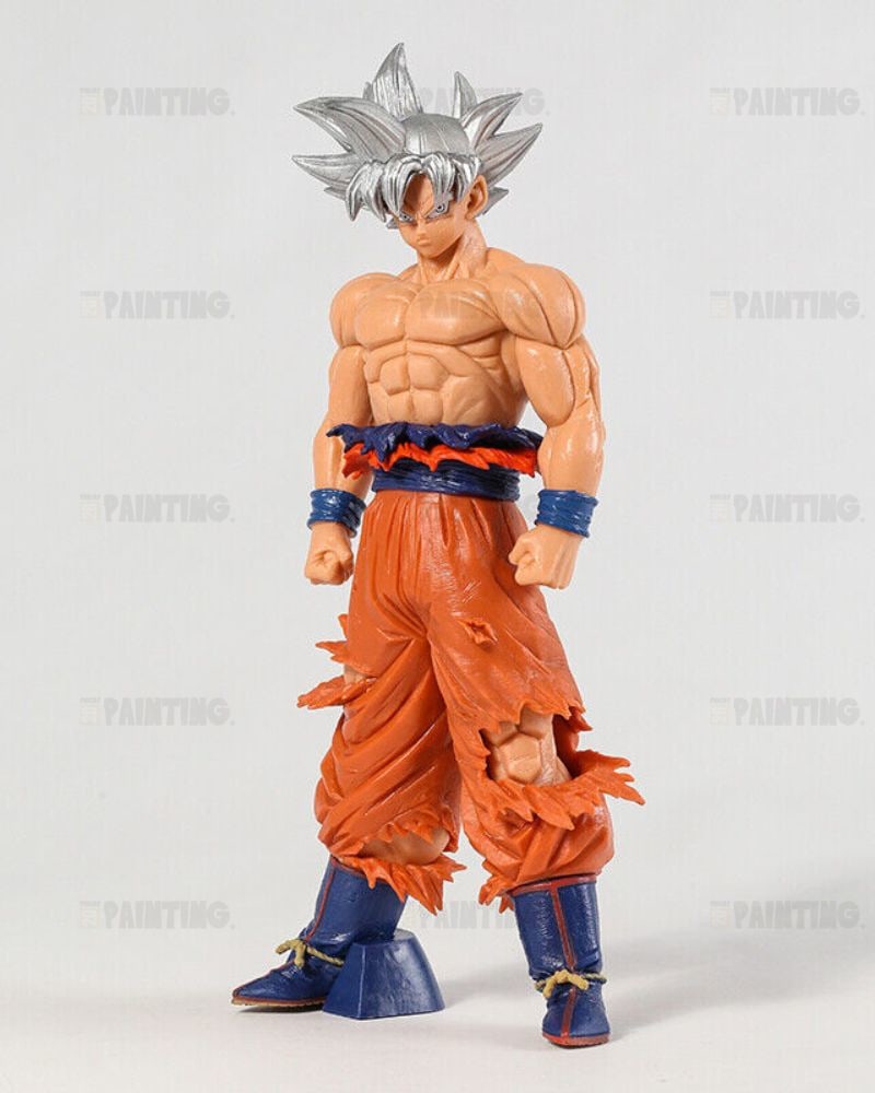 31CM Dragon Ball Z Son Goku Ultra Instinct Figure Repaint