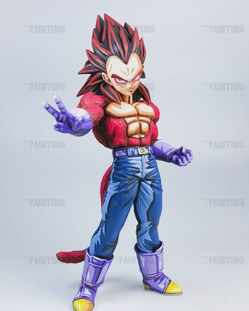 31CM Dragon Ball Z Vegeta SSJ4 Figure Repaint