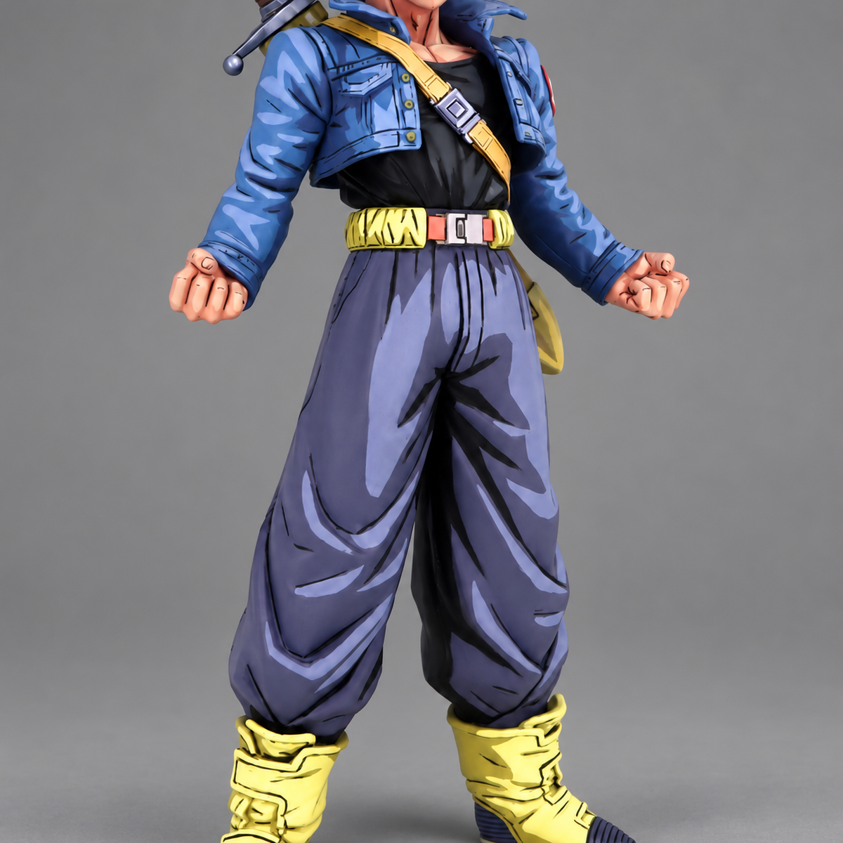 Trunks base form blue and violet repaint — detail