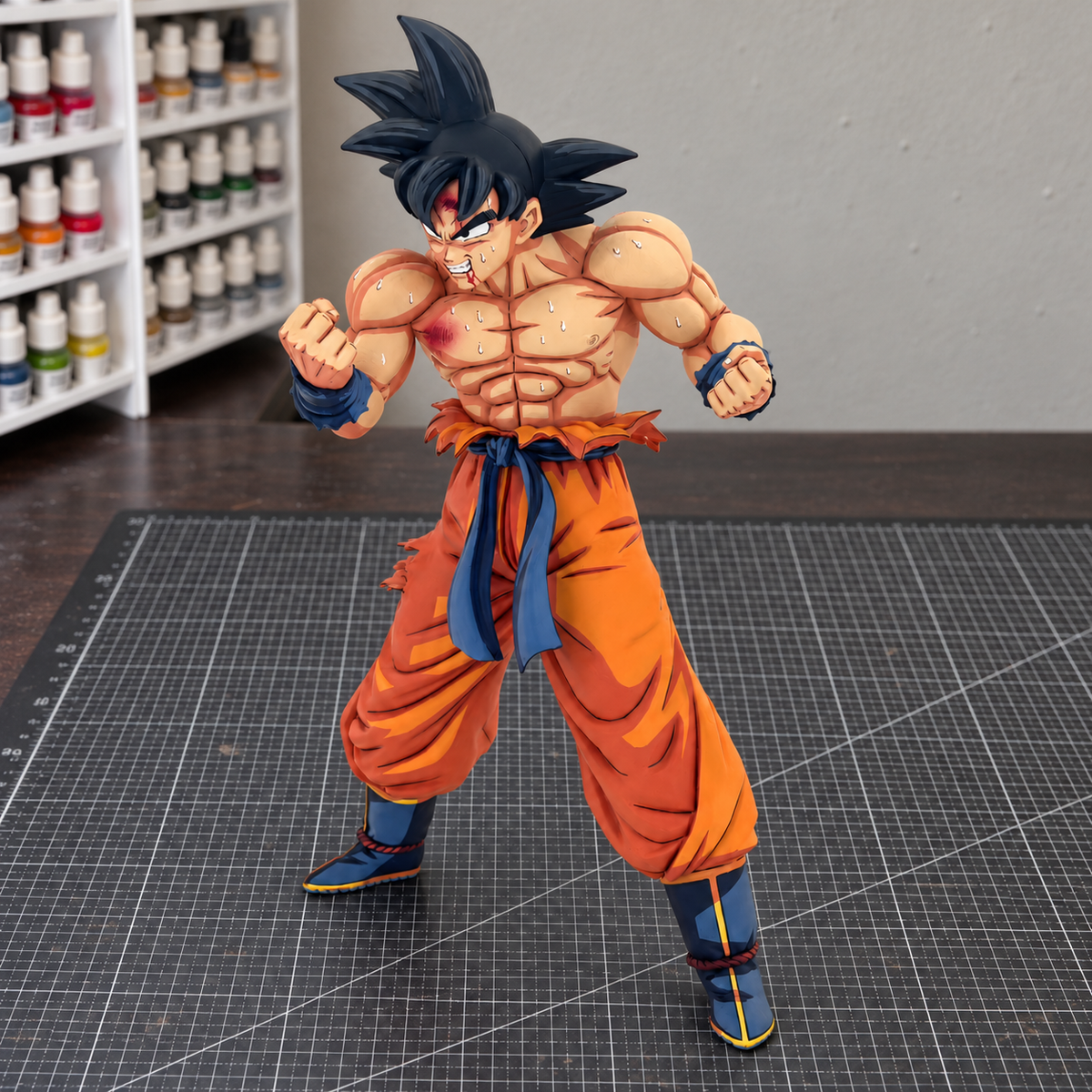Dragon Ball Z Son Goku 2D Anime Colour Figure Repaint — workshop