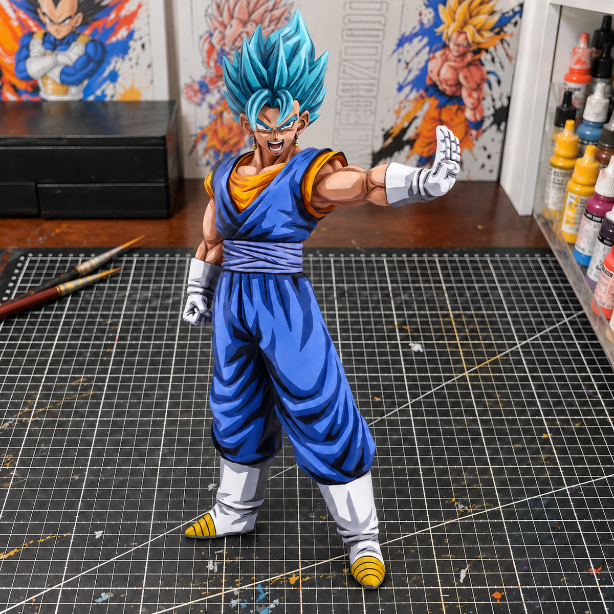 Dragon Ball Vegito Blue Manga Colour 2D Figure Repaint — workshop