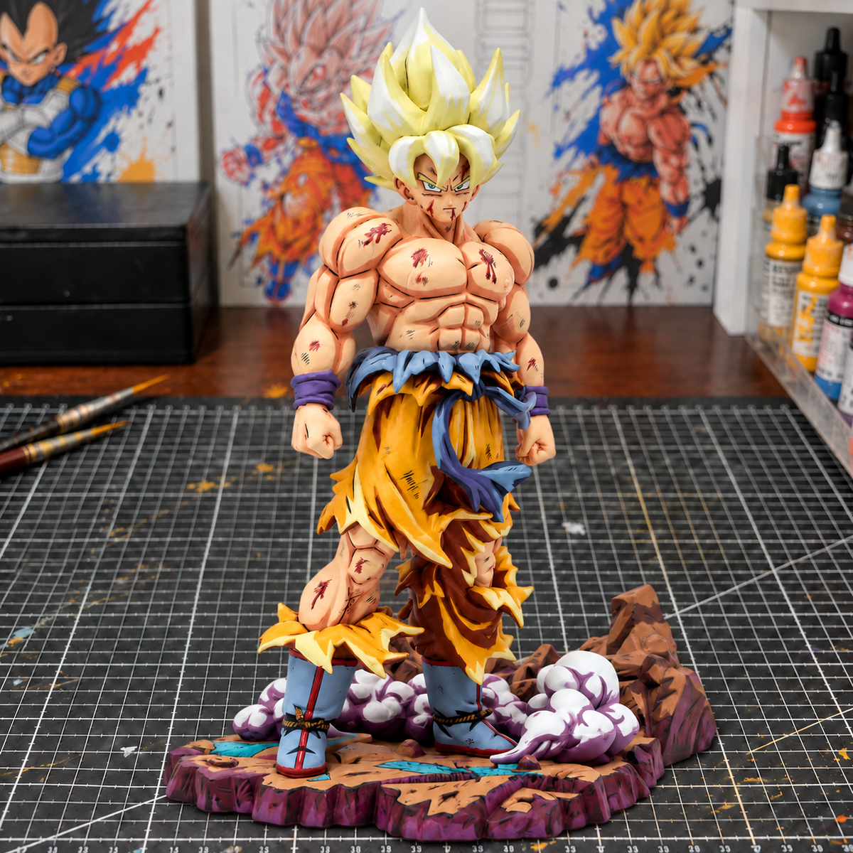 Dragon Ball Z Son Goku Anime Figure Repaint — workshop