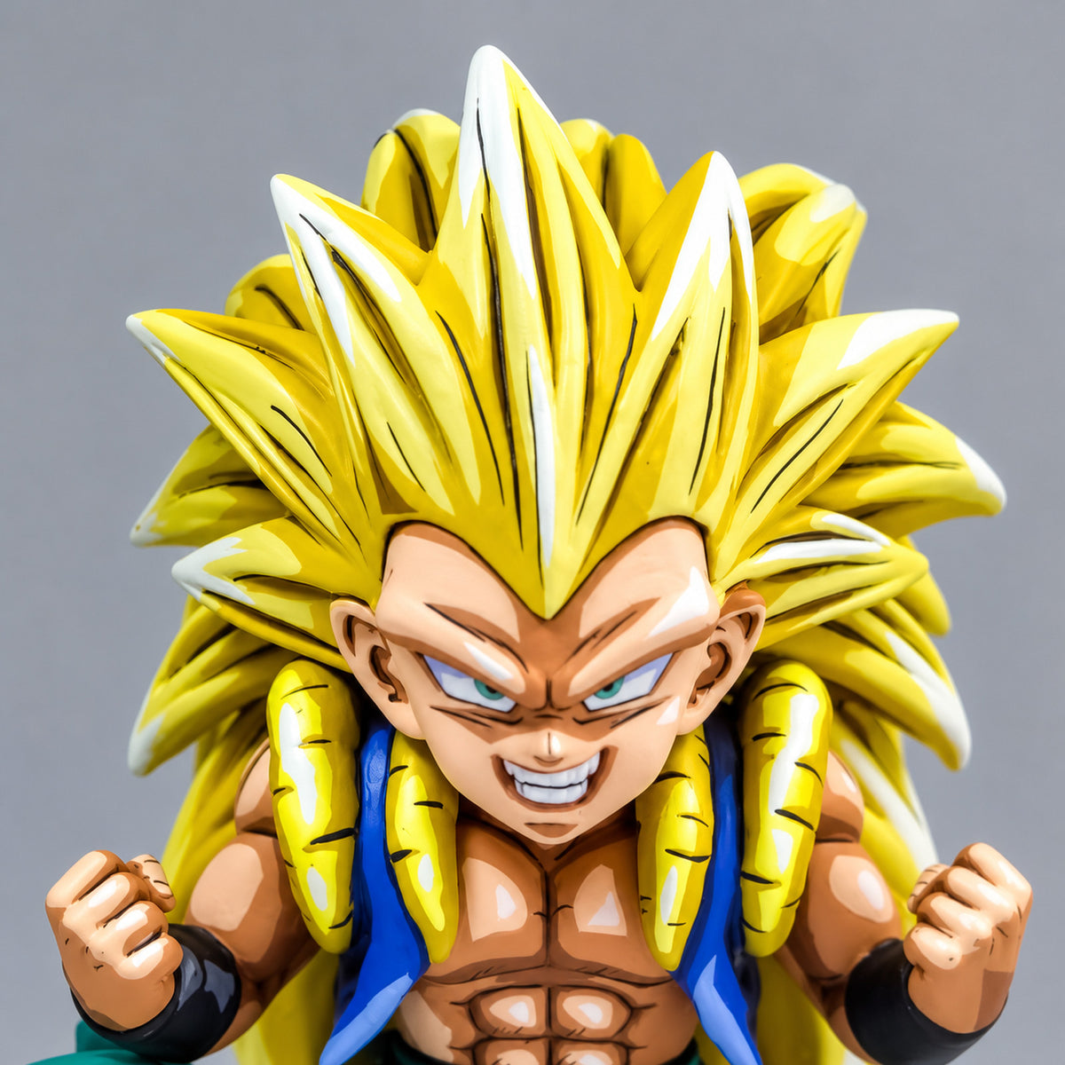 Blood Saiyans Special Gotenks Super Saiyan 3 Figure Repaint — head