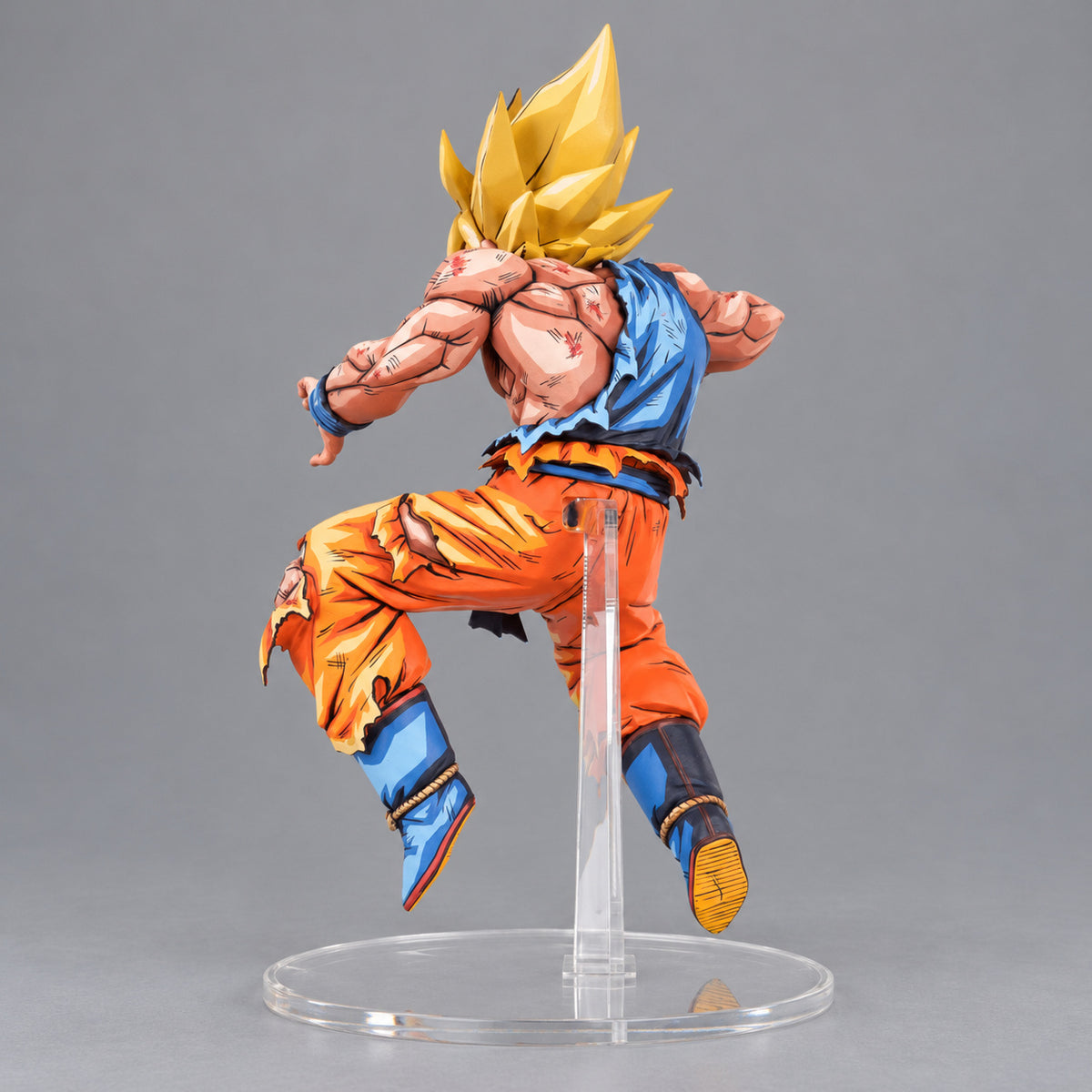 Dragon Ball Super SSJ Son Goku Figure Repaint — Actual rear view