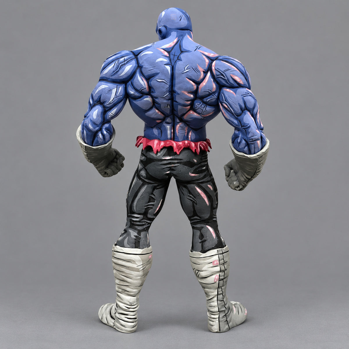Dragon Ball Super Jiren Anime Figure Repaint — Photographed rear view