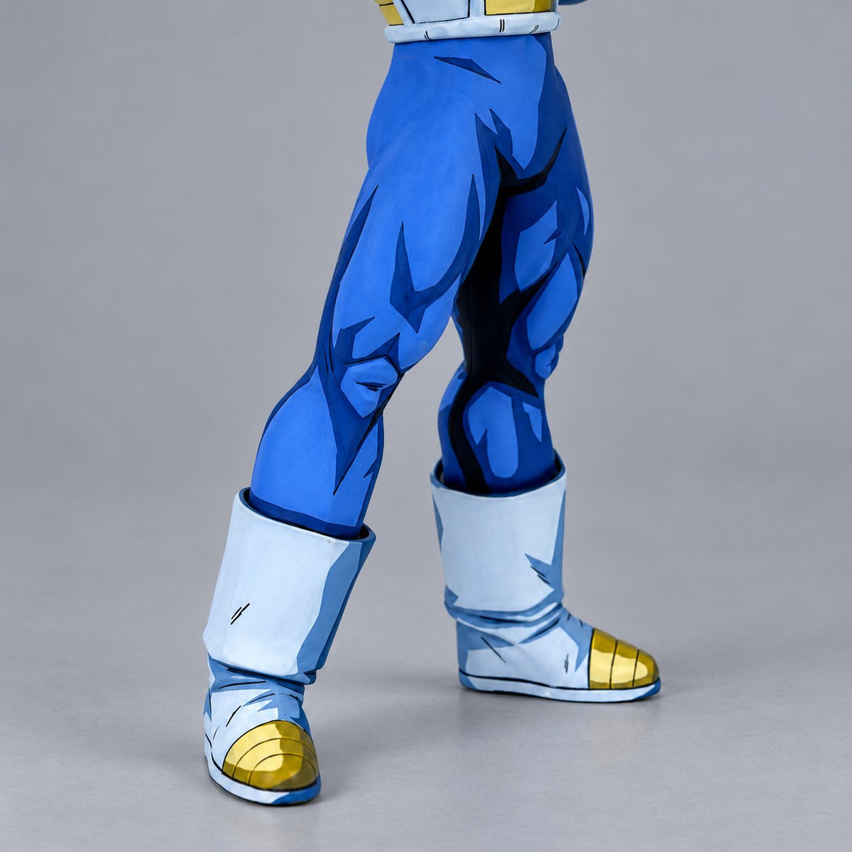 Dragon Ball SSJ Vegeta Anime Figure Repaint — blue lower legs and complete white boots