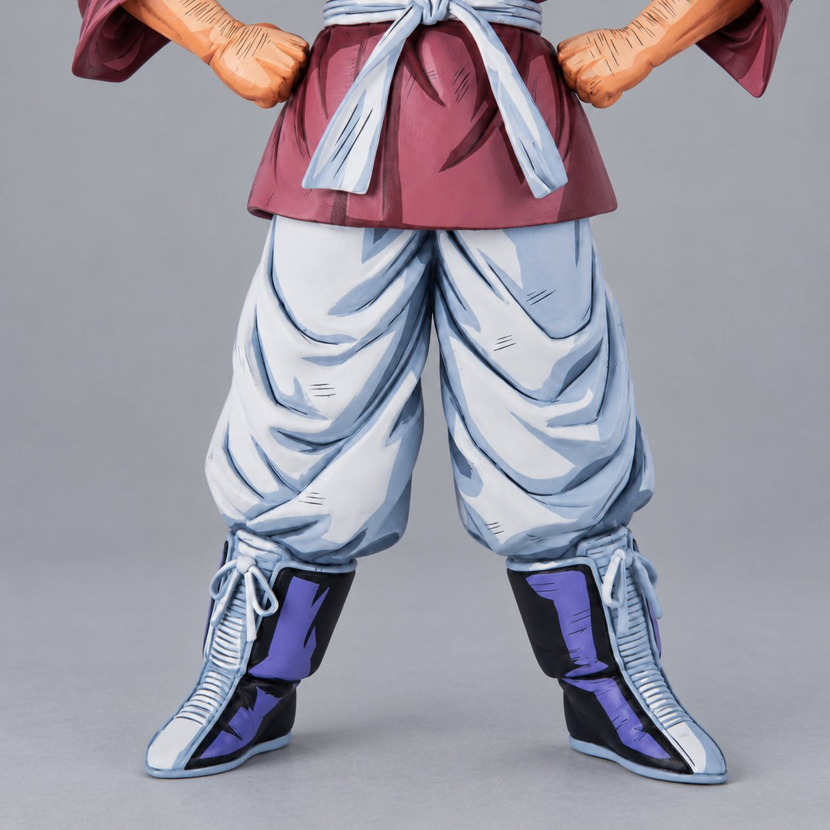 Dragon Ball Z Duel Future Mr. Satan Figure Repaint — pale trousers and dark boots