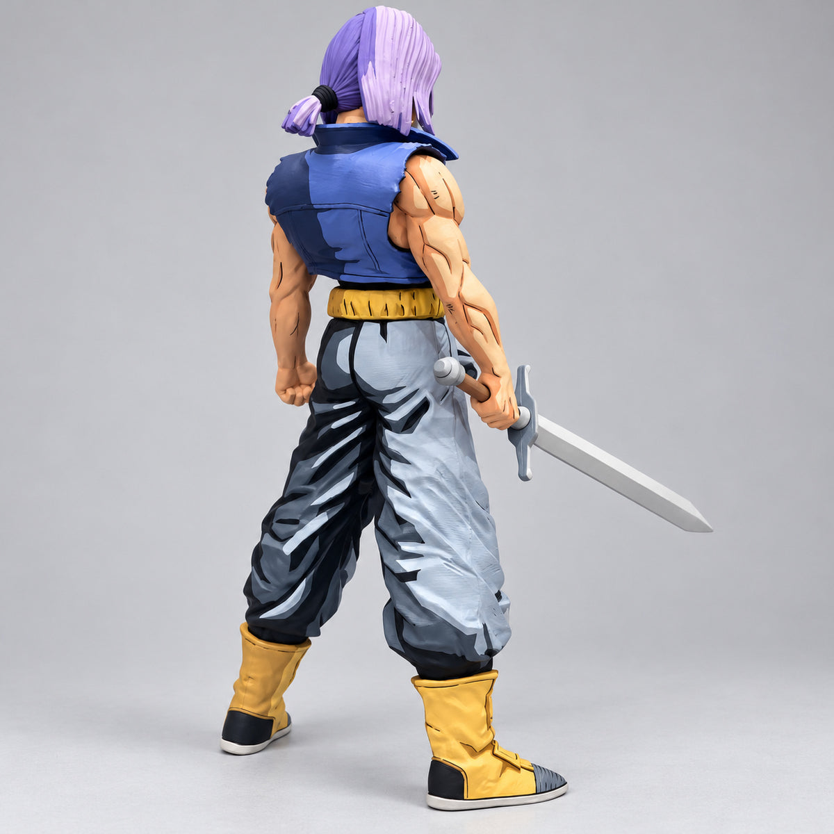 Custom Dragon Ball Trunks Anime Colour 2D Figure Repaint — Photographed rear or alternate view