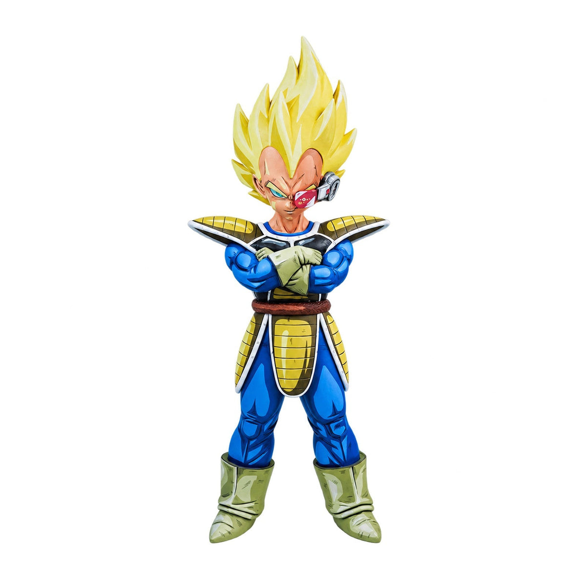 Vegeta Super Saiyan 2D Painted Figure – Arms Crossed — full figure