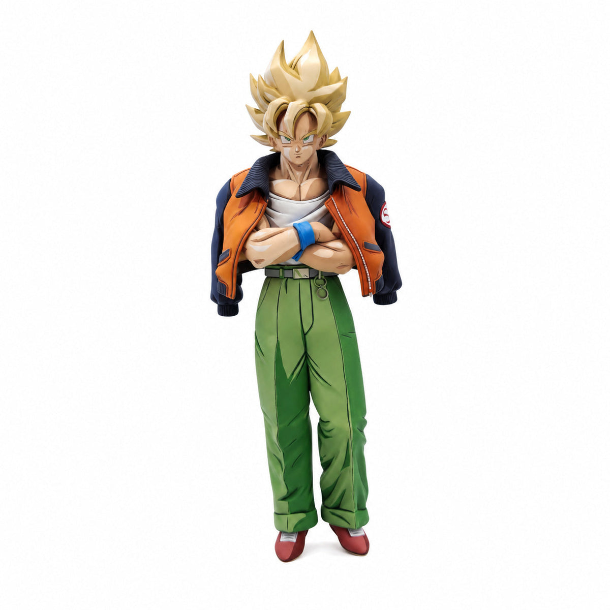 2D Anime Colour Dragon Ball Casual Son Goku Figure Repaint — full figure